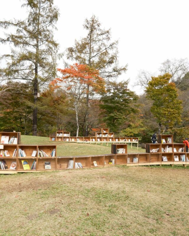 📍軽井沢｜紅葉図書館
⁡
⁡
期間限定の青空図書館📚
⁡
その道中、落ちてるもみじ🍁を見つけては
⁡
「ママ〜おはな おちてる！！どうじょ！！」
⁡
と拾ってママにプレゼントしてくれる
⁡
尊すぎる2歳児🥹
⁡
⁡
⁡
⁡
#子連れ旅行#軽井沢#軽井沢旅行#2歳女の子#2歳女の子ママ
